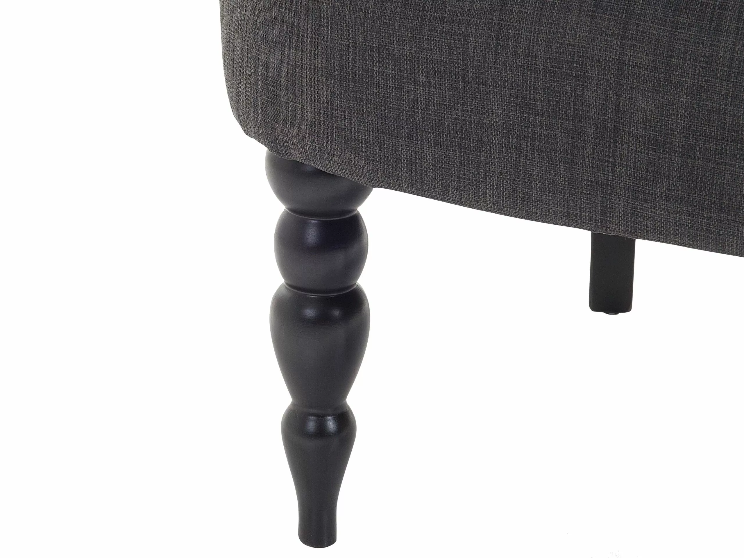 Beliani Sillón Tapizado Gris Oscuro ALESUND 6 Beliani Sillón Tapizado Gris Oscuro ALESUND - Imagen 6