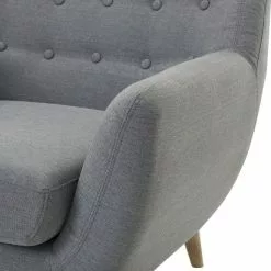 Beliani Sillón De Poliéster Gris/madera Clara MOTALA 17 Beliani Sillón De Poliéster Gris/madera Clara MOTALA -Sillones Ventas undef src sa picid 263170 type whitesh image scaled