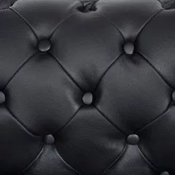 Beliani Sillón En Piel Color Negro CHESTERFIELD -Sillones Ventas undef src sa picid 538598 type whitesh image scaled