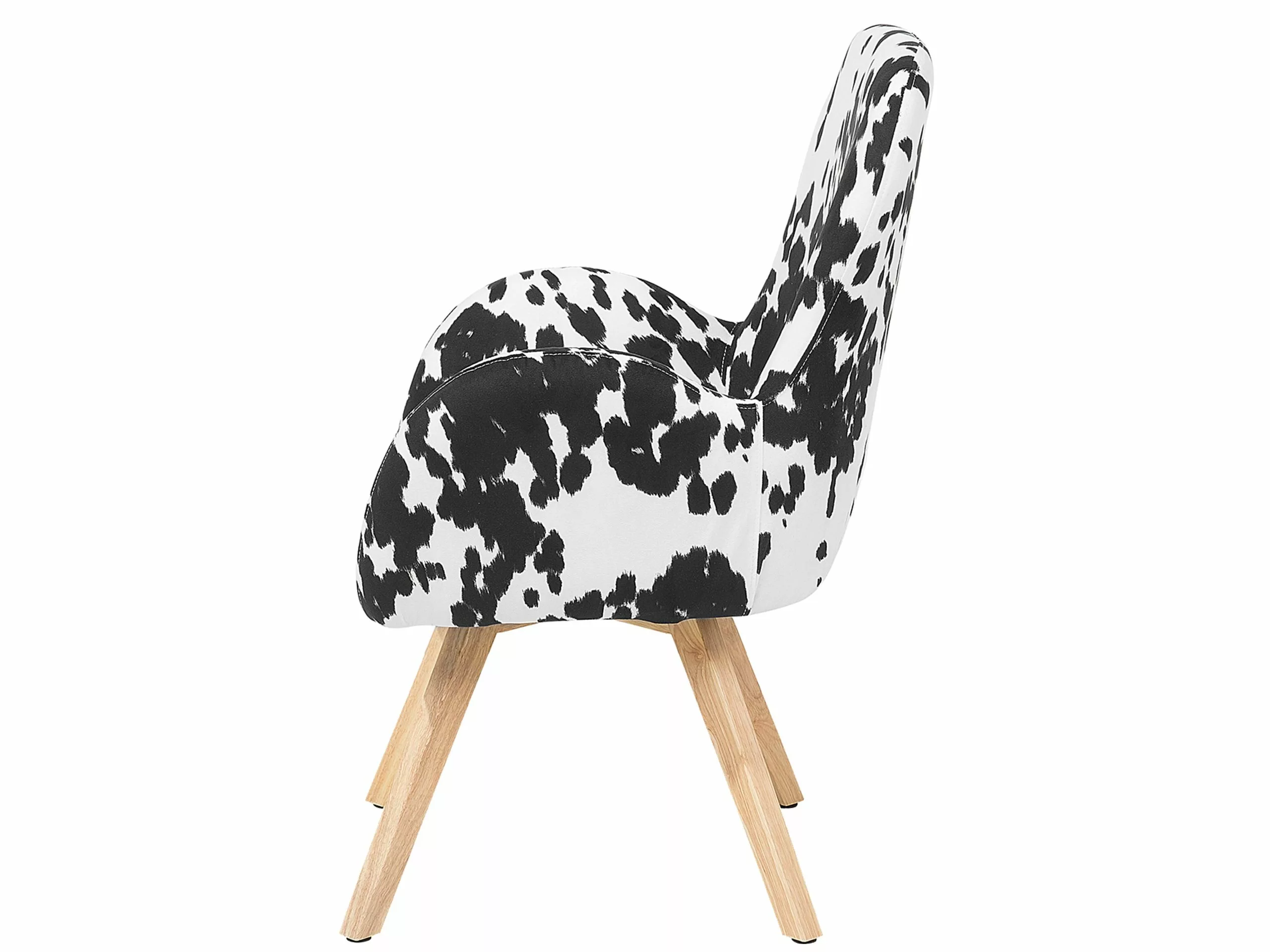 Beliani Sillón Blanco/negro BJARN 5 Beliani Sillón Blanco/negro BJARN - Imagen 5