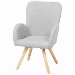 Beliani Sillón Gris Claro BJARN -Sillones Ventas undef src sa picid 546802 type whitesh image scaled