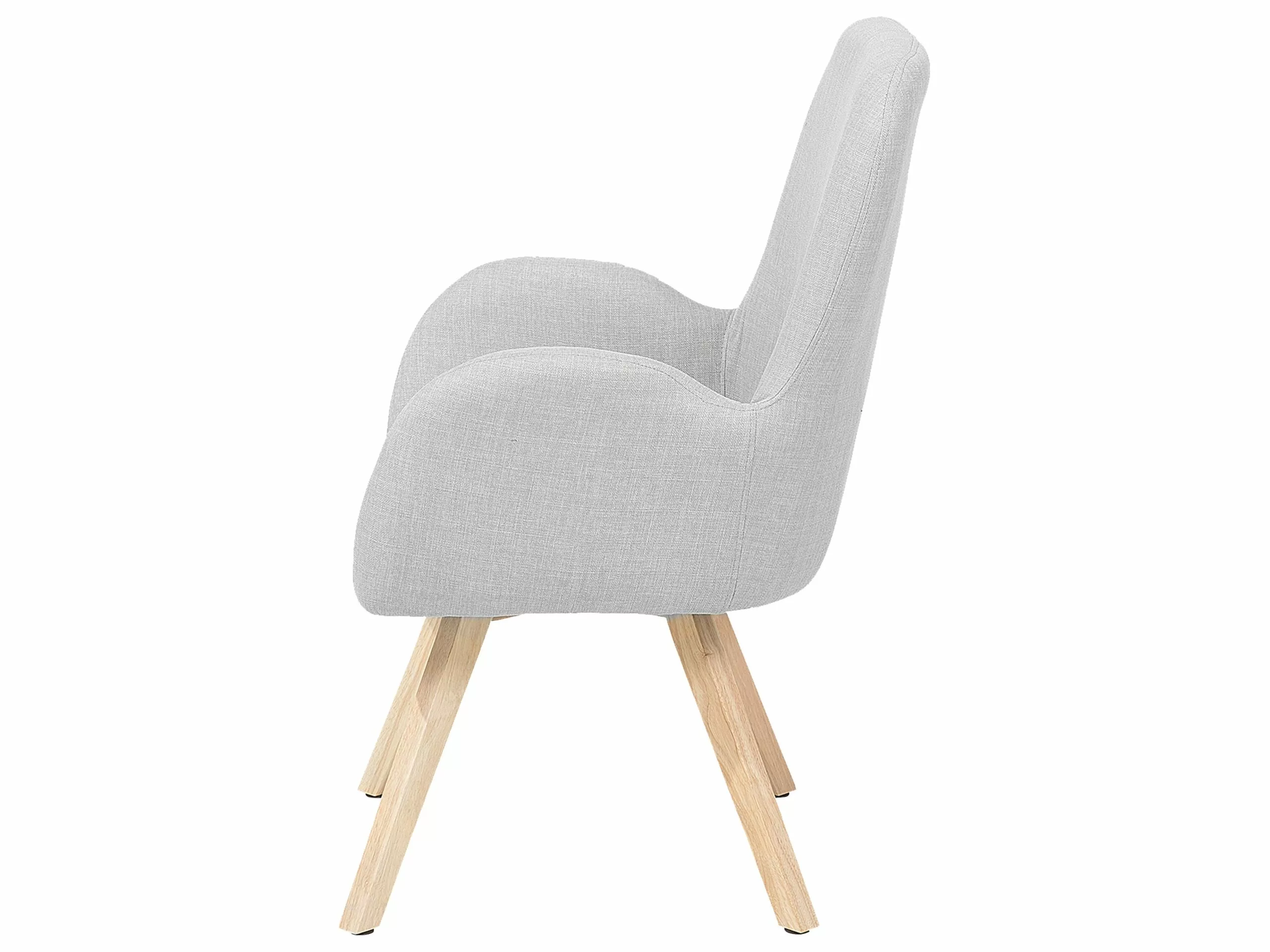 Beliani Sillón Gris Claro BJARN - Imagen 8