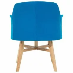 Beliani Sillón De Poliéster Azul Turquesa YSTAD -Sillones Ventas undef src sa picid 586607 type whitesh image scaled