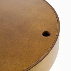 Beliani Mesa De Centro Madera Oscura/blanco ⌀ 40 Cm OREGON -Sillones Ventas undef src sa picid 612280 type whitesh image scaled