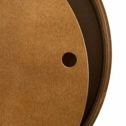 Beliani Mesa De Centro Madera Oscura/blanco ⌀ 40 Cm OREGON -Sillones Ventas undef src sa picid 612284 type whitesh image scaled