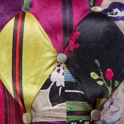 Beliani Sillón De Terciopelo Multicolor CHESTERFIELD -Sillones Ventas undef src sa picid 673159 type whitesh image scaled