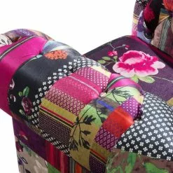 Beliani Sillón De Terciopelo Multicolor CHESTERFIELD -Sillones Ventas undef src sa picid 673160 type whitesh image scaled