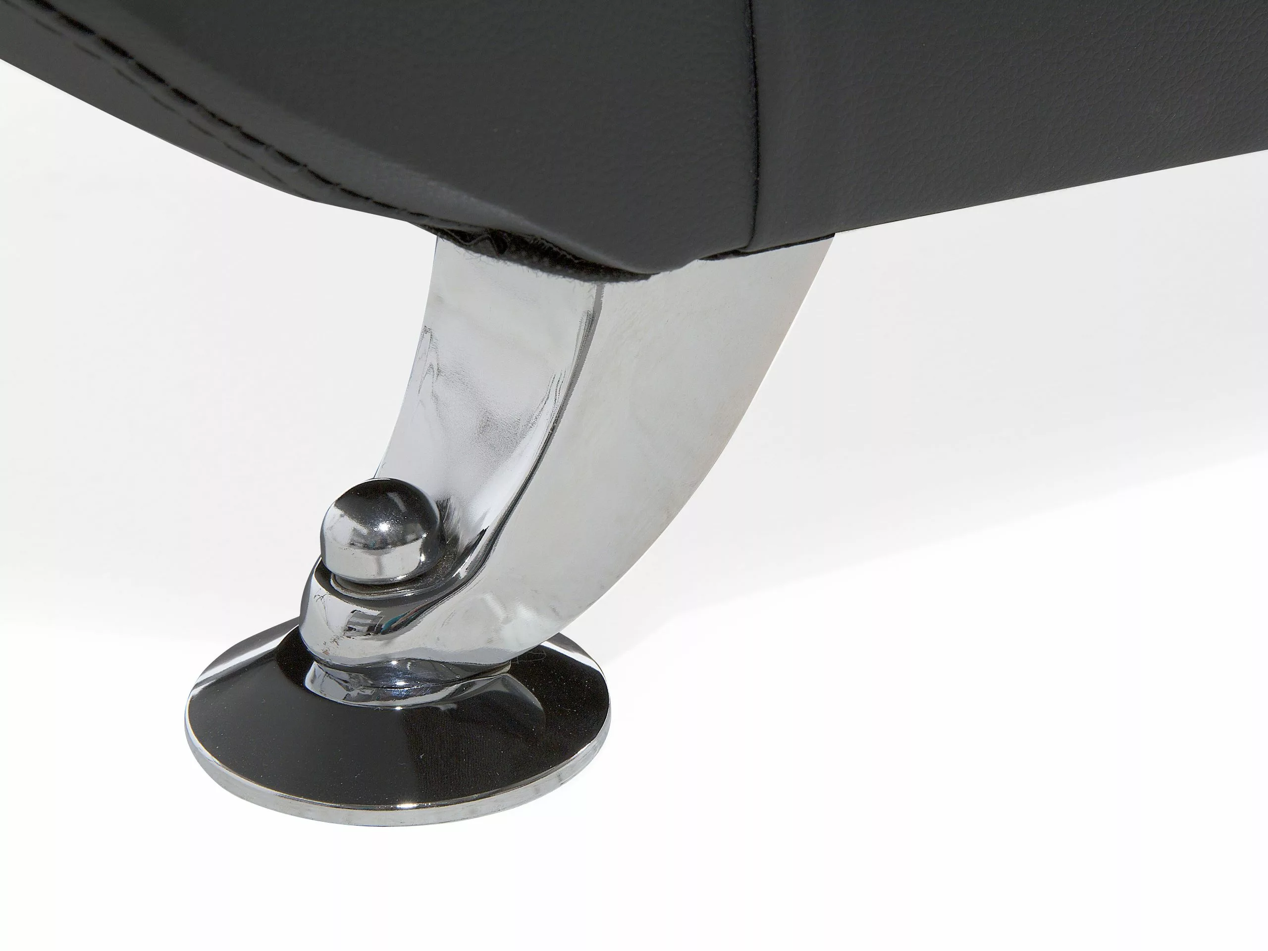 Beliani Sillón En Piel Sintética En Gris LEIRA 10 Beliani Sillón En Piel Sintética En Gris LEIRA - Imagen 10