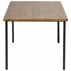 Beliani Mesa De Comedor Negro/madera Oscura 150 X 90 Cm LAREDO 13 Beliani Mesa De Comedor Negro/madera Oscura 150 X 90 Cm LAREDO -Sillones Ventas undef src sa picid 690187 type whitesh image scaled