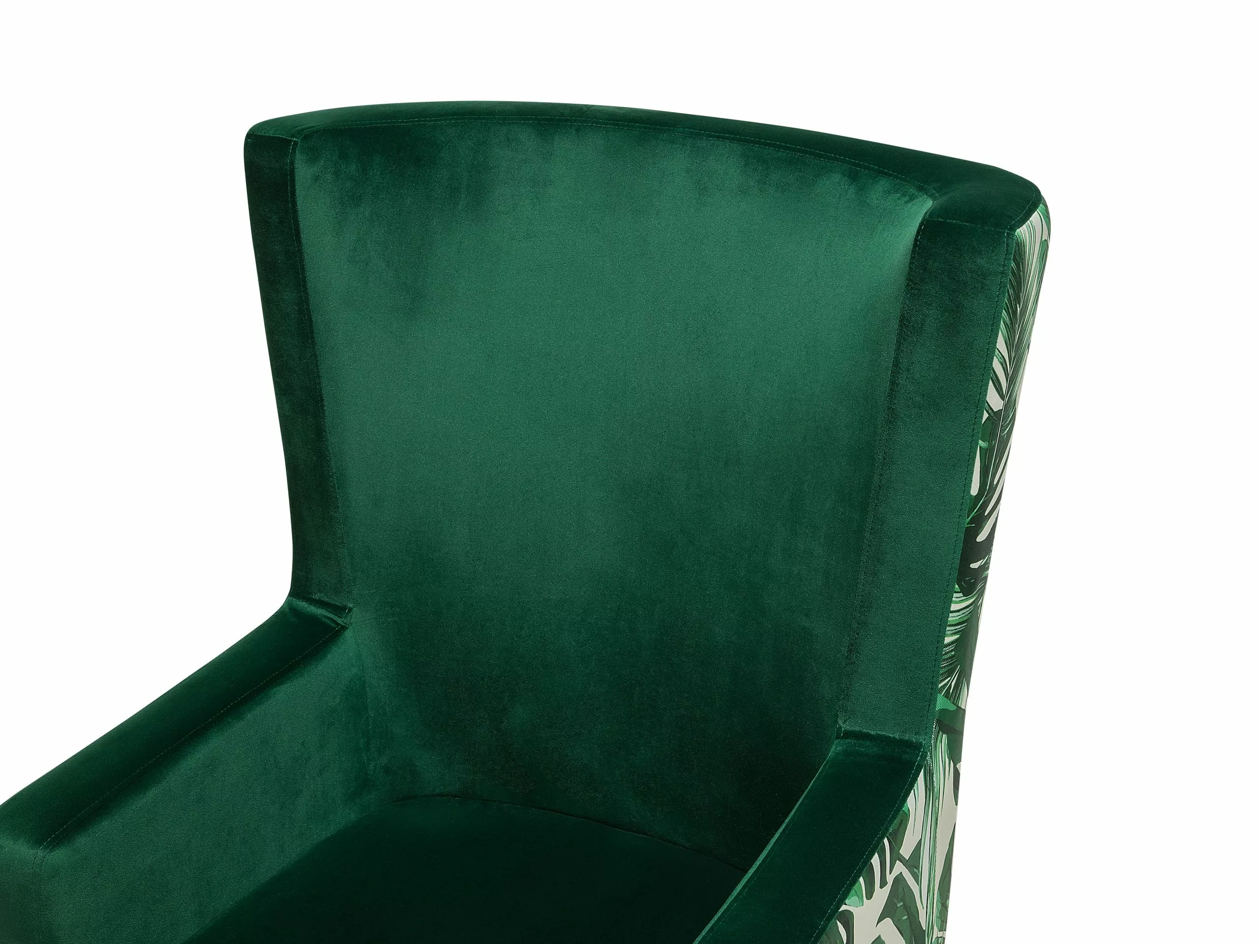 Beliani Sillón De Terciopelo Verde ONEIDA 9 Beliani Sillón De Terciopelo Verde ONEIDA - Imagen 9