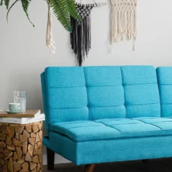 Beliani Mesa Auxiliar De Madera De Teca Oscura ⌀ 30 Cm DAWSON -Sillones Ventas undef src sa picid 706440 type whitesh image scaled