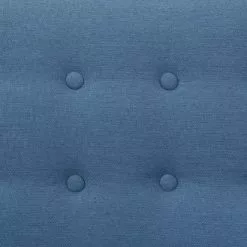 Beliani Sillón De Poliéster Azul/madera Clara MOTALA -Sillones Ventas undef src sa picid 707763 type whitesh image scaled