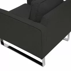 Beliani Sillón De Poliéster Gris Grafito/plateado VIND 17 Beliani Sillón De Poliéster Gris Grafito/plateado VIND -Sillones Ventas undef src sa picid 708120 type whitesh image scaled