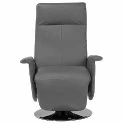 Beliani Sillón Reclinable En Piel Sintética Gris PRIME -Sillones Ventas undef src sa picid 709176 type whitesh image scaled