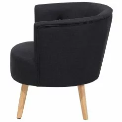 Beliani Sillón Tapizado Negro ODENZEN 13 Beliani Sillón Tapizado Negro ODENZEN -Sillones Ventas undef src sa picid 710494 type whitesh image scaled