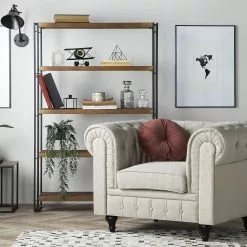 Beliani Sillón Tapizado Beige CHESTERFIELD 11 Beliani Sillón Tapizado Beige CHESTERFIELD -Sillones Ventas undef src sa picid 710733 type color image scaled