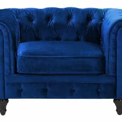 Beliani Sillón De Terciopelo Azul CHESTERFIELD 13 Beliani Sillón De Terciopelo Azul CHESTERFIELD -Sillones Ventas undef src sa picid 711753 type whitesh image scaled