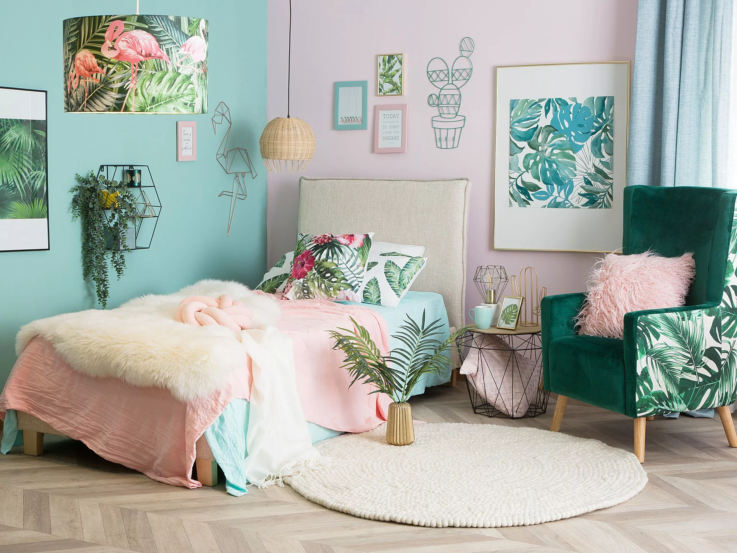 Beliani Sillón De Terciopelo Verde ONEIDA 3 Beliani Sillón De Terciopelo Verde ONEIDA - Imagen 3