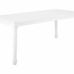 Beliani Mesa De Comedor Blanca Varios Tamaños CARY