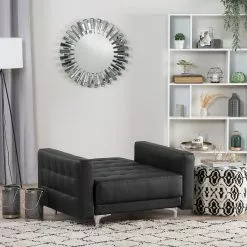 Beliani Sillón En Piel Sintética Negro ABERDEEN 13 Beliani Sillón En Piel Sintética Negro ABERDEEN -Sillones Ventas undef src sa picid 715752 type whitesh image scaled