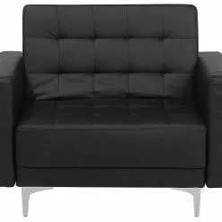 Beliani Sillón En Piel Sintética Negro ABERDEEN 17 Beliani Sillón En Piel Sintética Negro ABERDEEN -Sillones Ventas undef src sa picid 715756 type whitesh image scaled
