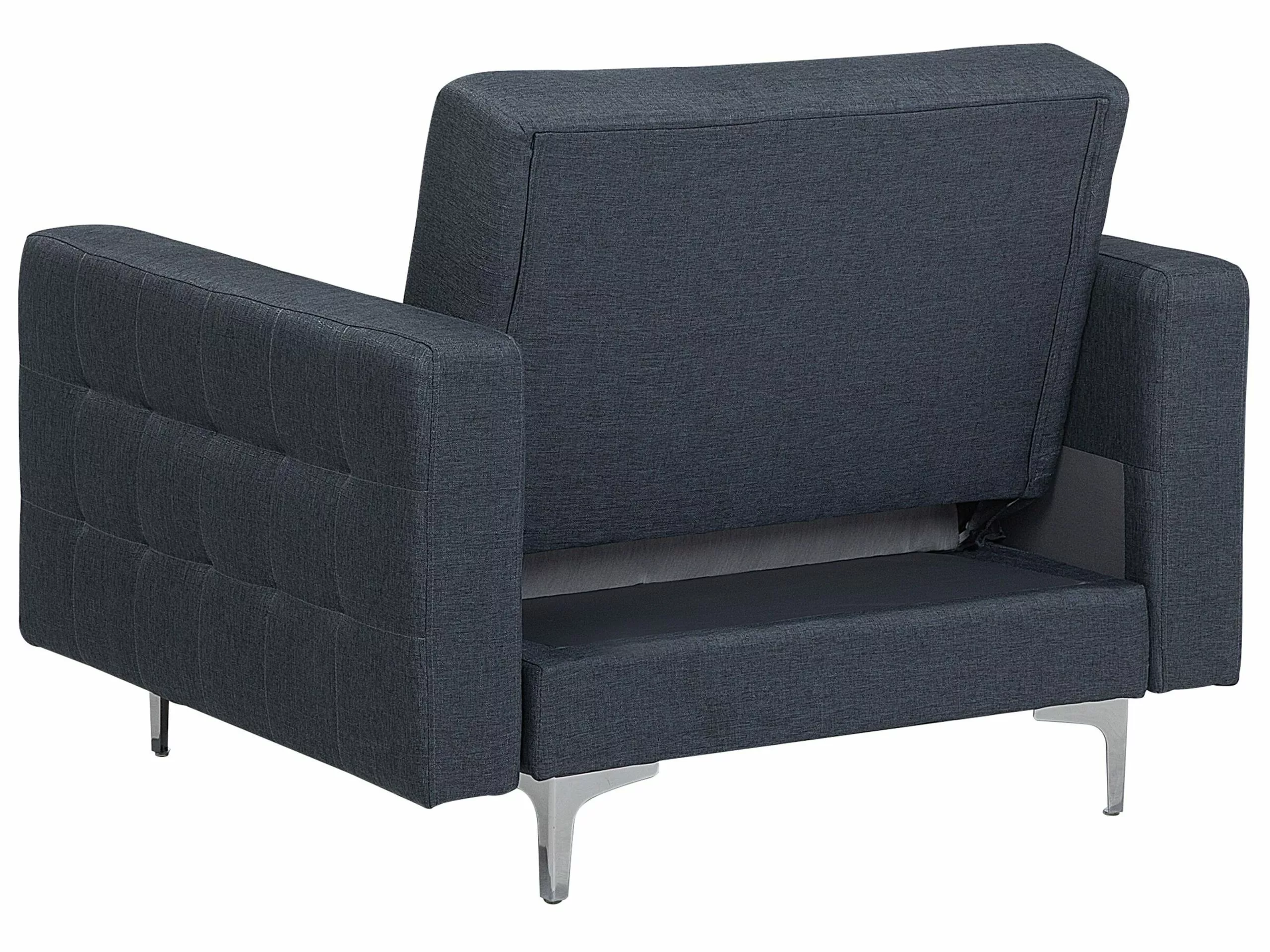 Beliani Sillón Tapizado Gris Oscuro ABERDEEN 8 Beliani Sillón Tapizado Gris Oscuro ABERDEEN - Imagen 8