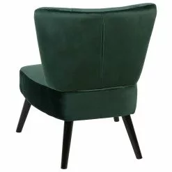 Beliani Sillón De Terciopelo Verde VAASA -Sillones Ventas undef src sa picid 719856 type whitesh image scaled