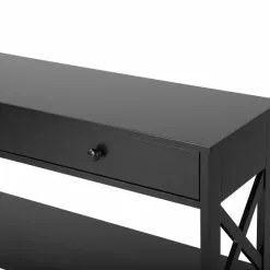 Beliani Consola Negra 100 X 30 Cm MONTGOMERY 18 Beliani Consola Negra 100 X 30 Cm MONTGOMERY -Sillones Ventas undef src sa picid 722867 type whitesh image scaled