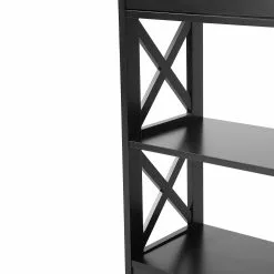 Beliani Consola Negra 100 X 30 Cm MONTGOMERY 19 Beliani Consola Negra 100 X 30 Cm MONTGOMERY -Sillones Ventas undef src sa picid 722868 type whitesh image scaled