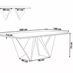 Beliani Mesa De Comedor Madera Oscura/negro 200 X 100 Cm SINTRA 15 Beliani Mesa De Comedor Madera Oscura/negro 200 X 100 Cm SINTRA -Sillones Ventas undef src sa picid 729710 type whitesh image scaled