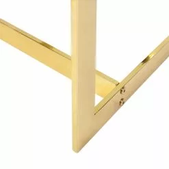 Beliani Mesa De Centro De Vidrio Transparente/dorado 80 X 80 Cm CRYSTAL -Sillones Ventas undef src sa picid 733171 type whitesh image scaled