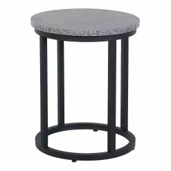 Beliani Conjunto De 2 Mesas Auxiliares Negro/gris DIXIE -Sillones Ventas undef src sa picid 735543 type whitesh image scaled