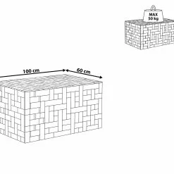 Beliani Mesa De Centro De Madera De Teca Clara 100 X 60 Cm GAMBO II -Sillones Ventas undef src sa picid 736050 type whitesh image scaled