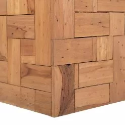 Beliani Mesa De Centro De Madera De Teca Clara 100 X 60 Cm GAMBO II -Sillones Ventas undef src sa picid 738496 type whitesh image scaled