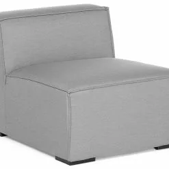 Beliani Sillón De Poliéster Gris AREZZO -Sillones Ventas undef src sa picid 739552 type whitesh image scaled