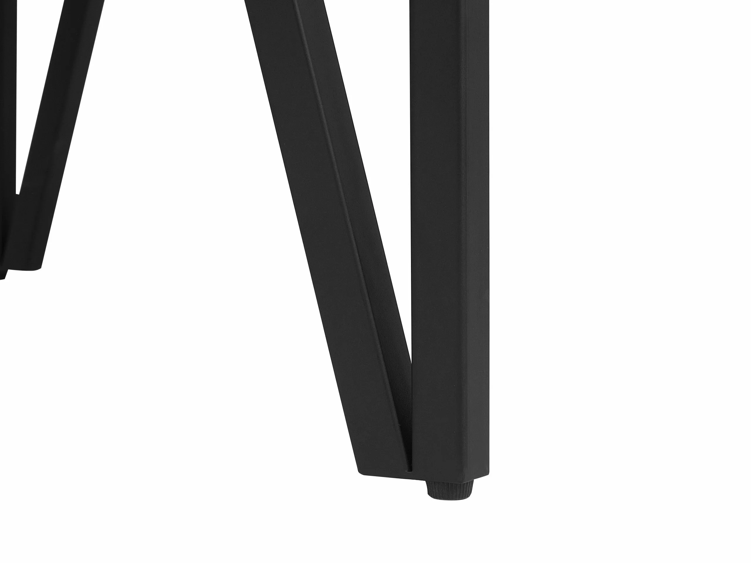 Beliani Mesa De Centro Madera Oscura/negro 100 X 60 Cm ADENA - Imagen 5