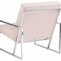 Beliani Sillón De Terciopelo Rosa HARSTAD -Sillones Ventas undef src sa picid 748327 type whitesh image scaled