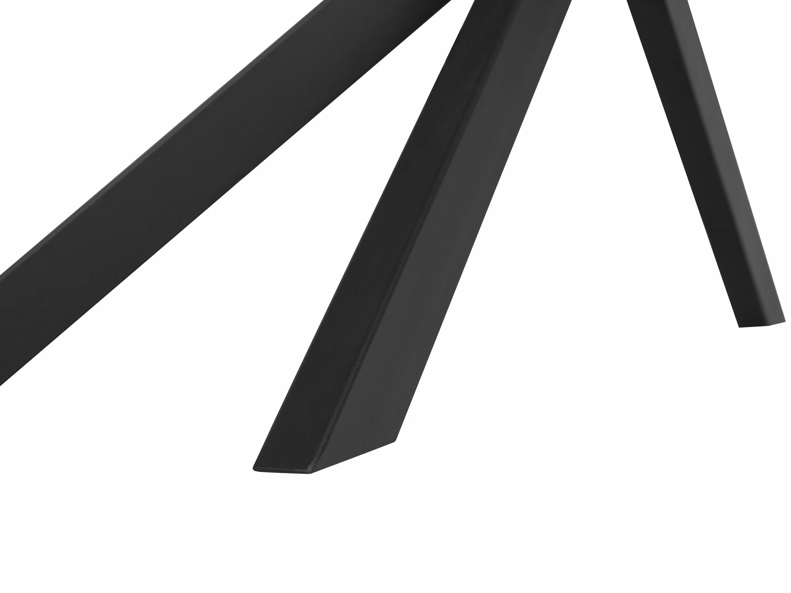 Beliani Mesa De Comedor Madera Oscura/negro 140 X 80 Cm SPECTRA 6 Beliani Mesa De Comedor Madera Oscura/negro 140 X 80 Cm SPECTRA - Imagen 6