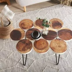 Beliani Mesa Auxiliar De Madera De Suar Blanco/negro 79 X 55 Cm TIJUANA 12 Beliani Mesa Auxiliar De Madera De Suar Blanco/negro 79 X 55 Cm TIJUANA -Sillones Ventas undef src sa picid 753671 type whitesh image scaled