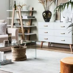 Beliani Mesa De Centro De Vidrio Templado Transparente 100 X 50 Cm KENDALL 18 Beliani Mesa De Centro De Vidrio Templado Transparente 100 X 50 Cm KENDALL -Sillones Ventas undef src sa picid 753758 type color image scaled