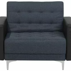 Beliani Sillón Tapizado Gris Oscuro/negro ABERDEEN -Sillones Ventas undef src sa picid 753803 type whitesh image scaled