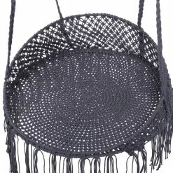 Beliani Silla Colgante De Algodón Negro BUNYAN 11 Beliani Silla Colgante De Algodón Negro BUNYAN -Sillones Ventas undef src sa picid 754828 type whitesh image scaled