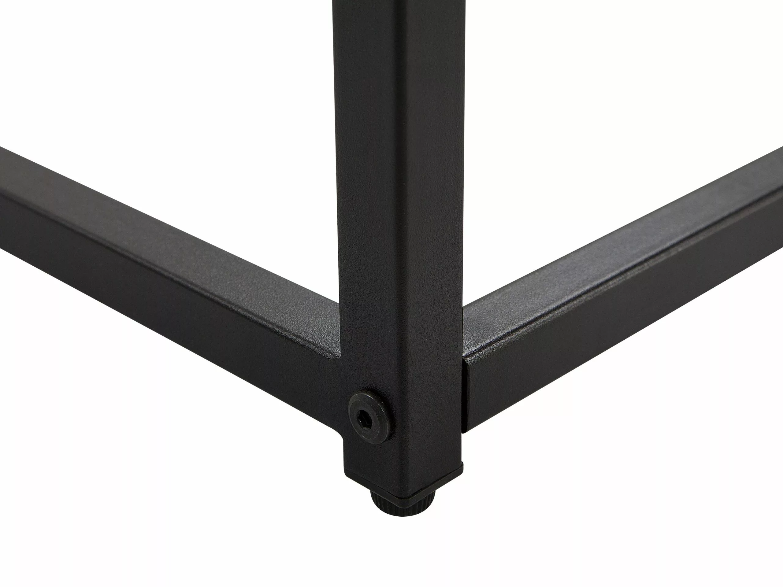 Beliani Consola Madera Oscura/negro 80 X 30 Cm DORRIS 5 Beliani Consola Madera Oscura/negro 80 X 30 Cm DORRIS - Imagen 5