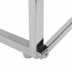 Beliani Mesa De Centro De Vidrio Templado Efecto Mármol Blanco/plateado 100 X 50 Cm EMPORIA -Sillones Ventas undef src sa picid 757572 type whitesh image scaled