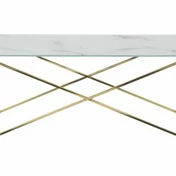 Beliani Mesa De Centro De Vidrio Templado Efecto Mármol Blanco/dorado 100 X 50 Cm EMPORIA -Sillones Ventas undef src sa picid 757579 type whitesh image scaled