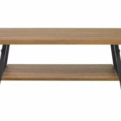 Beliani Mesa De Centro Madera Oscura/negro 100 X 55 Cm CARLIN 12 Beliani Mesa De Centro Madera Oscura/negro 100 X 55 Cm CARLIN -Sillones Ventas undef src sa picid 757836 type whitesh image scaled