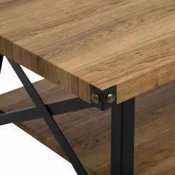 Beliani Mesa De Centro Madera Oscura/negro 100 X 55 Cm CARLIN 14 Beliani Mesa De Centro Madera Oscura/negro 100 X 55 Cm CARLIN -Sillones Ventas undef src sa picid 757838 type whitesh image scaled