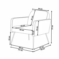 Beliani Sillón De Terciopelo Gris NARKEN 17 Beliani Sillón De Terciopelo Gris NARKEN -Sillones Ventas undef src sa picid 761703 type whitesh image scaled