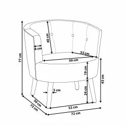 Beliani Sillón Tapizado Negro ODENZEN 19 Beliani Sillón Tapizado Negro ODENZEN -Sillones Ventas undef src sa picid 763684 type whitesh image scaled