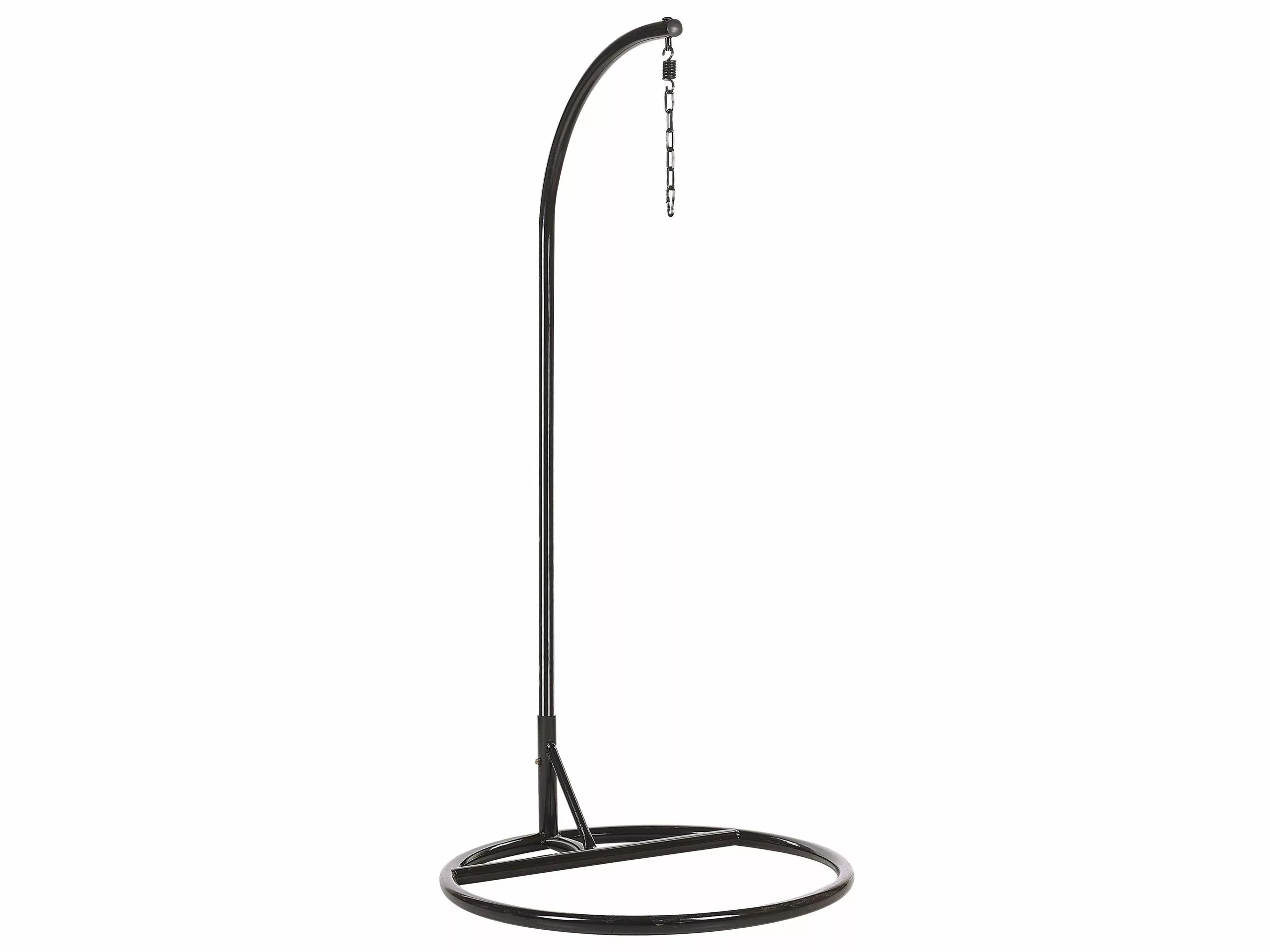 Beliani Soporte Para El Sillón Colgante Negro STAN 1 Beliani Soporte Para El Sillón Colgante Negro STAN